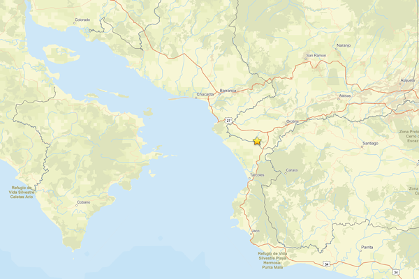 Kosta Rika'da deprem<