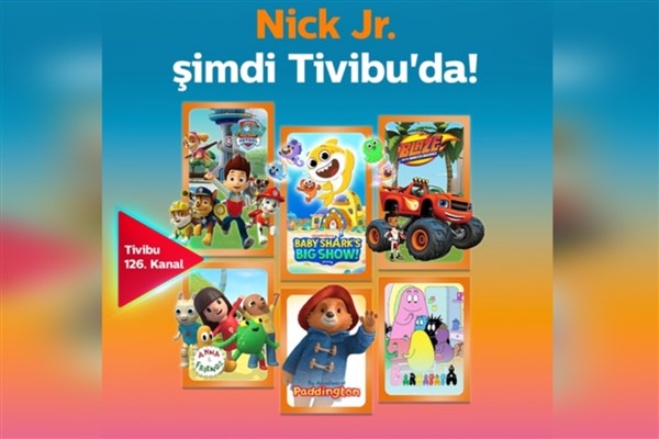 Tivibu’nun çocuklar için zengin içerik ‎dünyası Nick Jr. ile büyüyor<