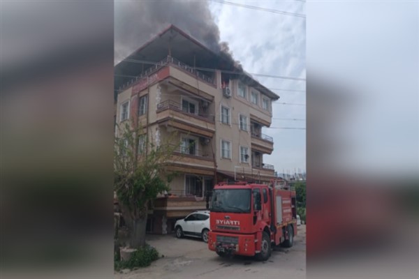 Serinyol Mahallesi’nde mesken yangını<