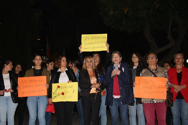 Mersinli kadınlar 25 Kasım’da alanlarda