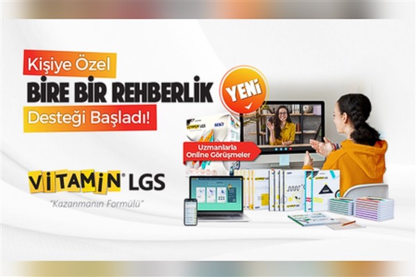 Vitamin LGS’den sınava hazırlık sürecinde birebir rehberlik desteği <