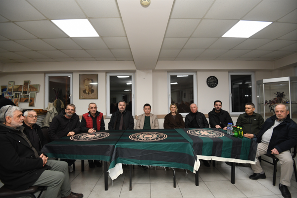 Başkan Aydın'dan Namık Kemal Spor Kulübü'ne ziyaret<