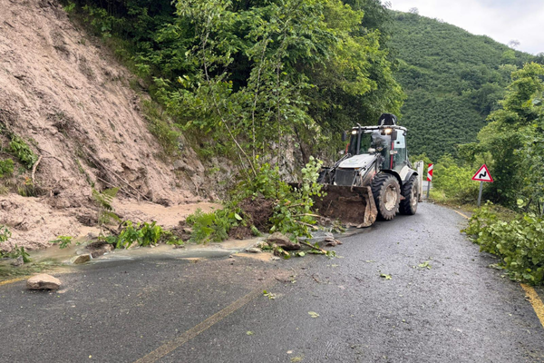 Ordu’da yoğun yağış sonrası 236 heyelan meydana geldi<
