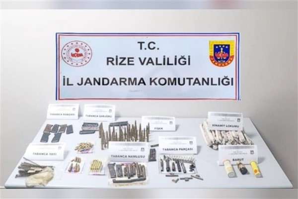 Rize'de silah imalatı operasyonu