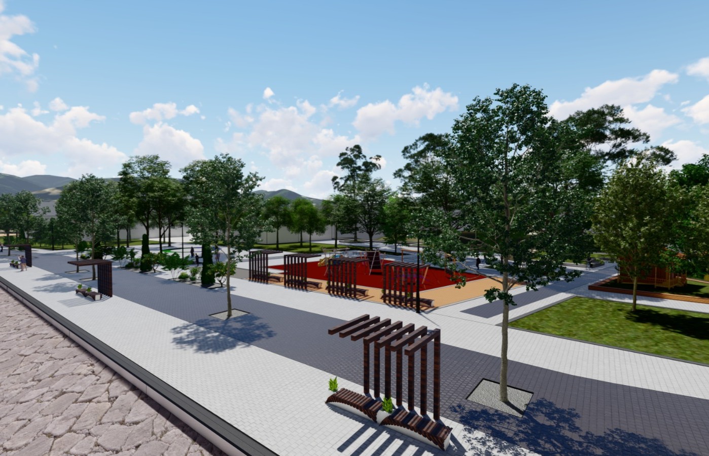 Ordu Büyükşehir Belediyesi, Atatürk Parkı’nı yeniliyor<