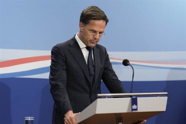 Rutte: Refah'taki gelişmeler çok ciddi ve endişe verici