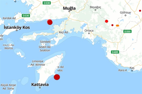 Akdeniz'de deprem