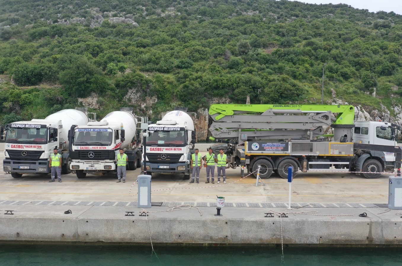 Gazipaşa Belediyesi beton santraline araç takviyesi<
