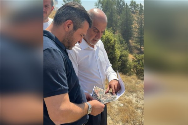 Başkan Çetinkaya, Beşbinevler’de devam eden çalışmaları inceledi <