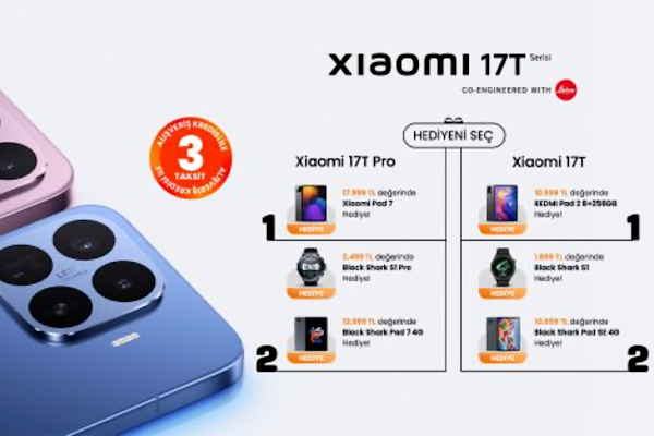 EVOFONE.com’a özel Xiaomi 17T serisi 17 bin 999 TL’ye varan hediyesiyle geliyor<