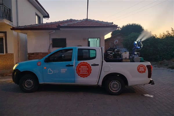 Balıkesir’de sivrisinekle ve haşereyle mücadele devam ediyor<