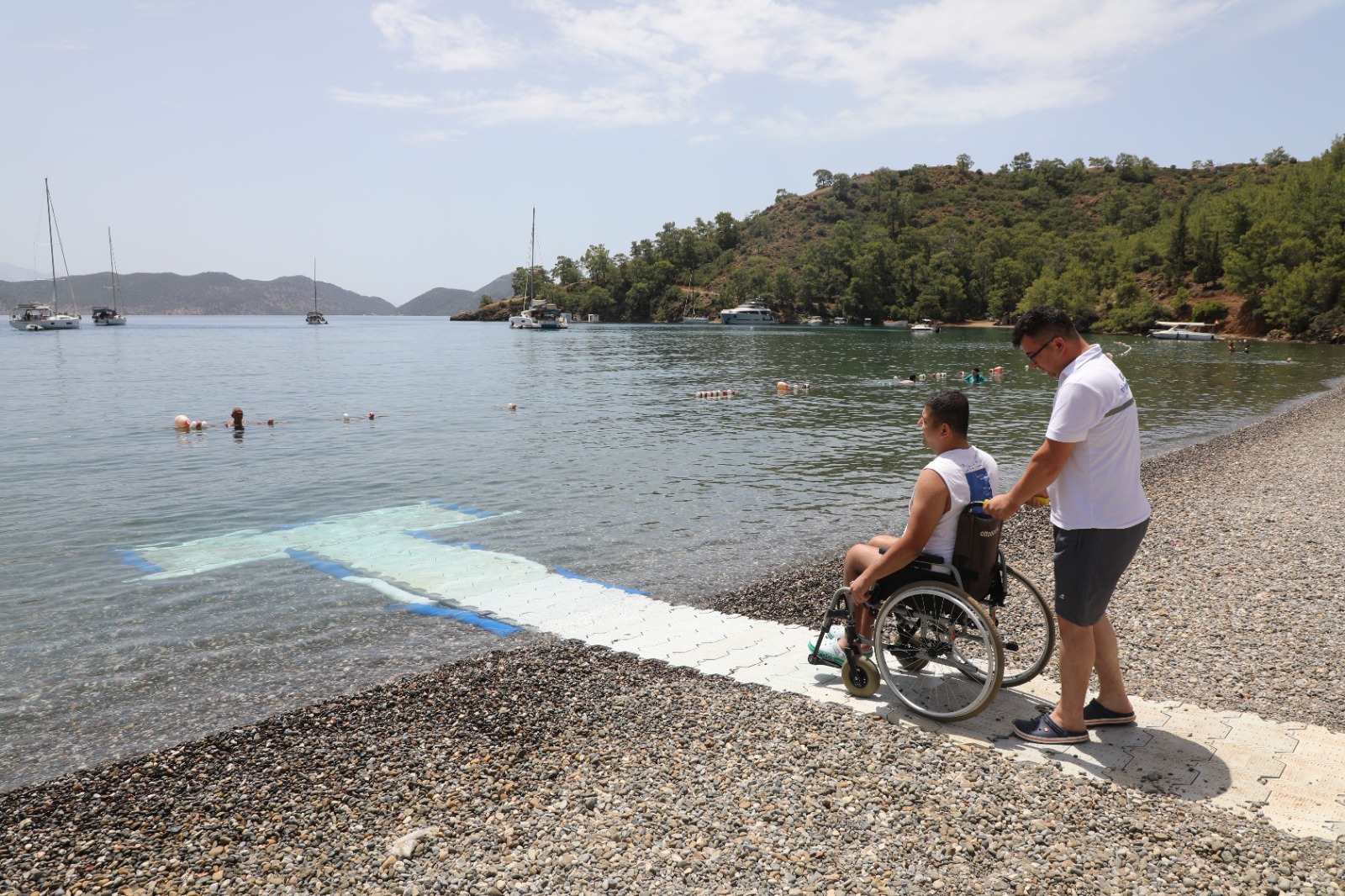 Muğla Büyükşehir Belediyesi'nden Engelsiz Plajlar projesi <