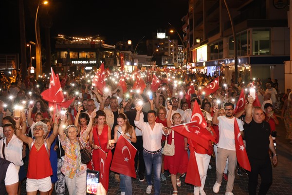 Marmaris'te 30 Ağustos kutlamaları gerçekleşti<