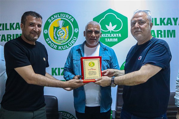 Şanlıurfaspor’dan eski yönetici İsmail Şimşek’e teşekkür<
