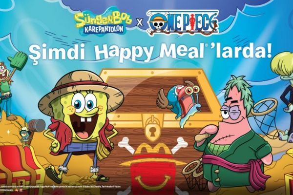 Sünger Bob ve One Piece’in eğlenceli buluşması McDonald’s Türkiye’de