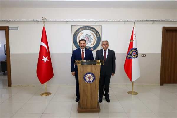 Vali Masatlı’dan Emniyet Müdürü Özen’e ziyaret<