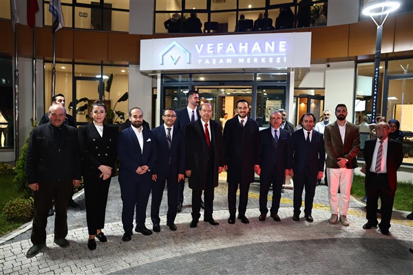 KTTC Cumhurbaşkanı Ersin Tatar, Vefahane Yaşam Merkezi’ni ziyaret etti