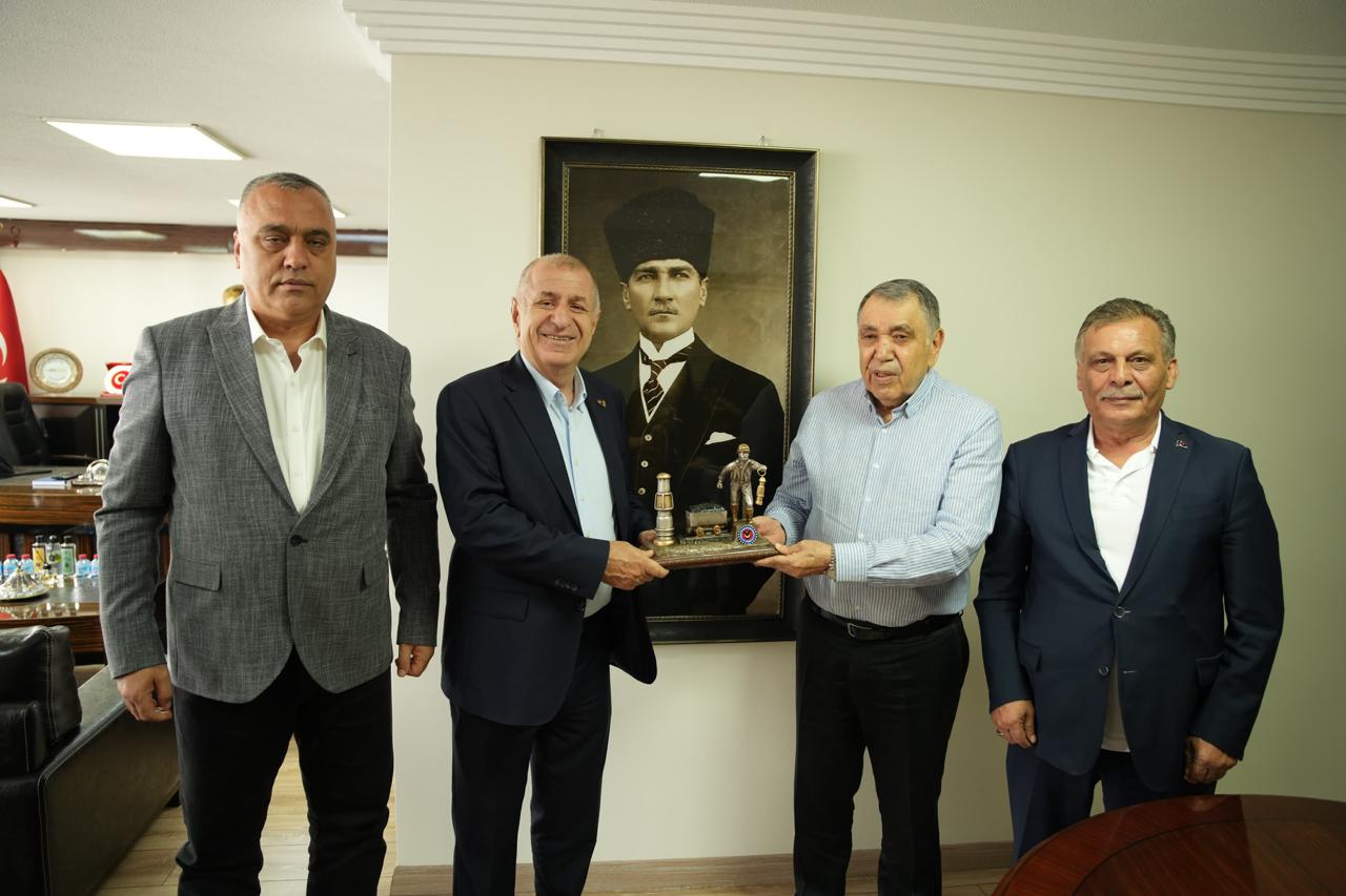 Özdağ, Türkiye Maden İşçileri Sendikası'nı ziyaret etti