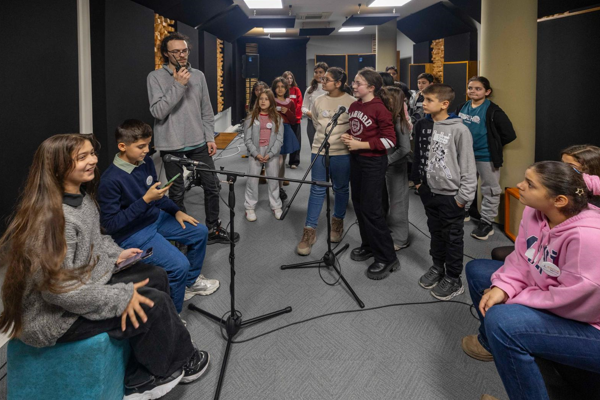 Çocuk Meclisi üyeleri Stüdyo Kültürpark’ta kayıt yaptı