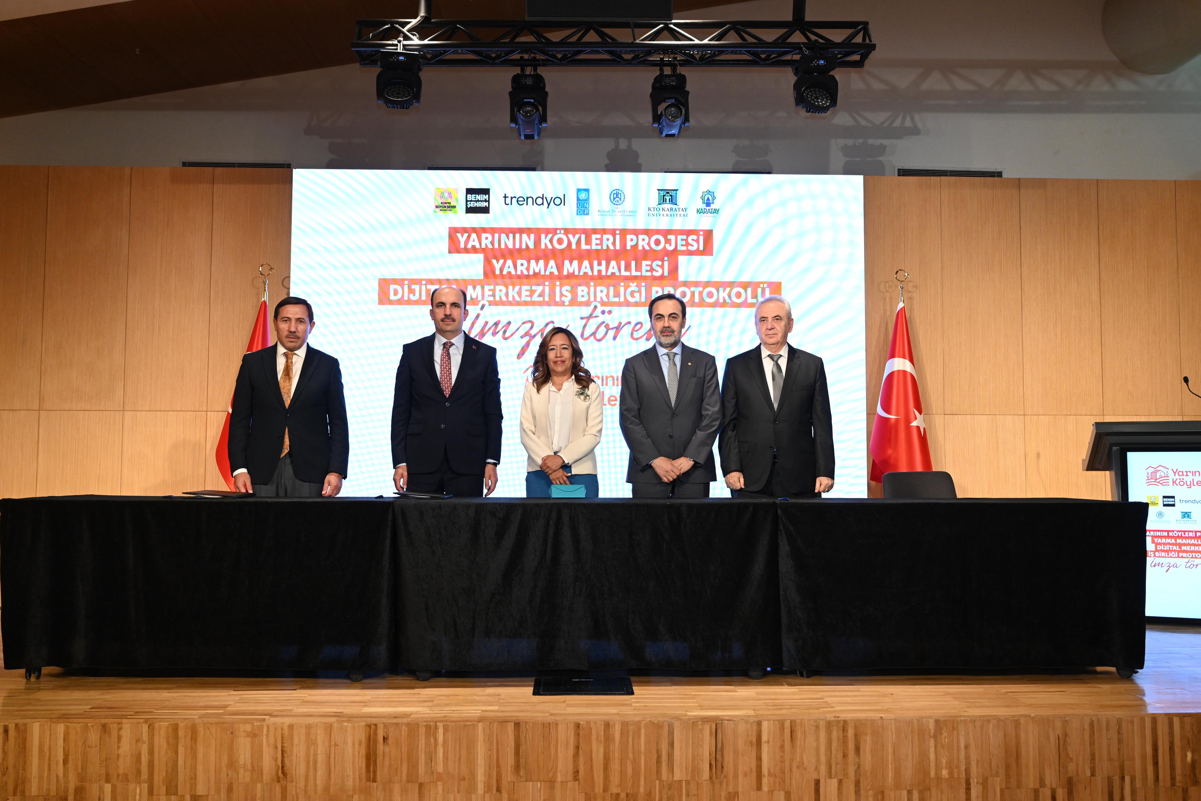 “Yarının Köyleri Projesi” protokolünün imza töreni düzenlendi<