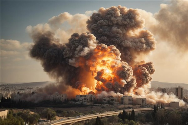 Suudi Arabistan öncülüğündeki koalisyondan Yemen'e hava saldırısı<