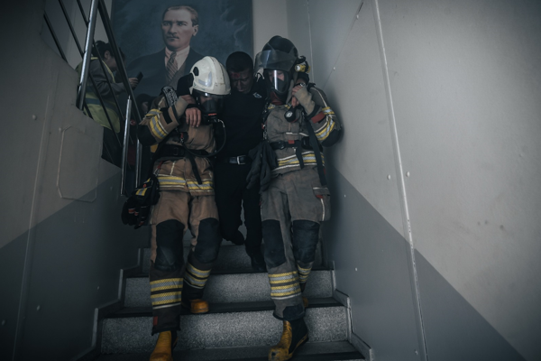 Zabıta Dairesi Başkanlığı yerleşkesinde tatbikat gerçekleşti<