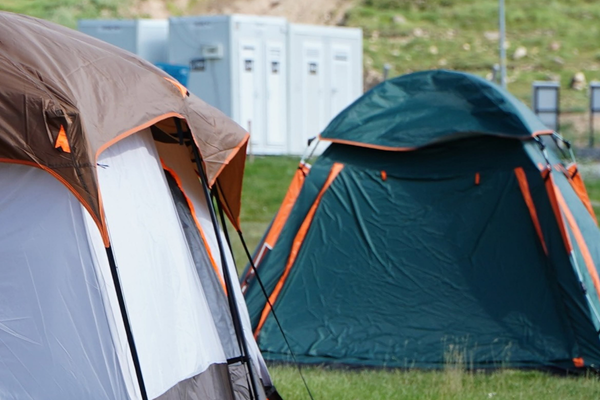 Erciyes'te çadır ve karavan kamp sezonu başladı<
