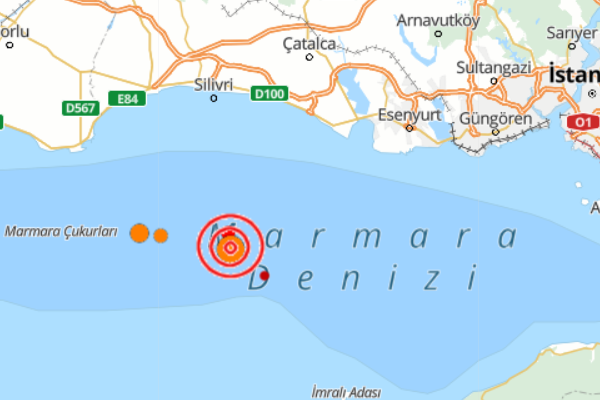 İstanbul'da deprem