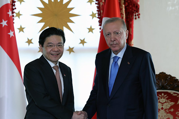Erdoğan, Singapur Başbakanı Wong’u  kabul etti<