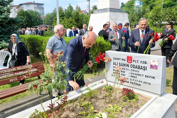15 Temmuz şehitleri, Ordu'da anıldı<