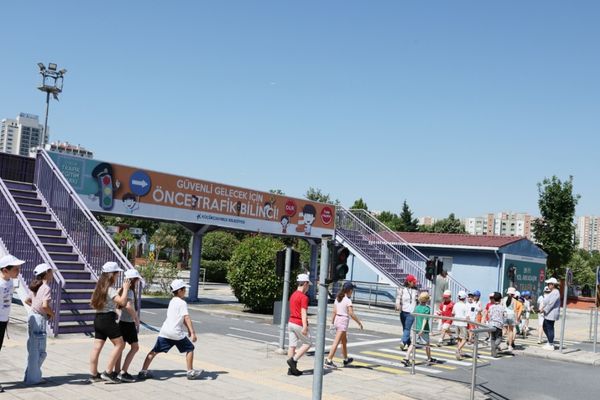 Küçükçekmece’de yaz dönemi çocuk trafik eğitimleri başladı<