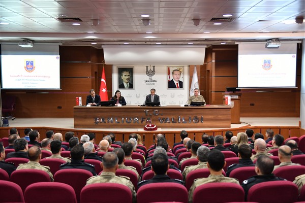 Şanlıurfa'da Seçim Güvenliği Koordinasyon Toplantısı gerçekleştirildi<