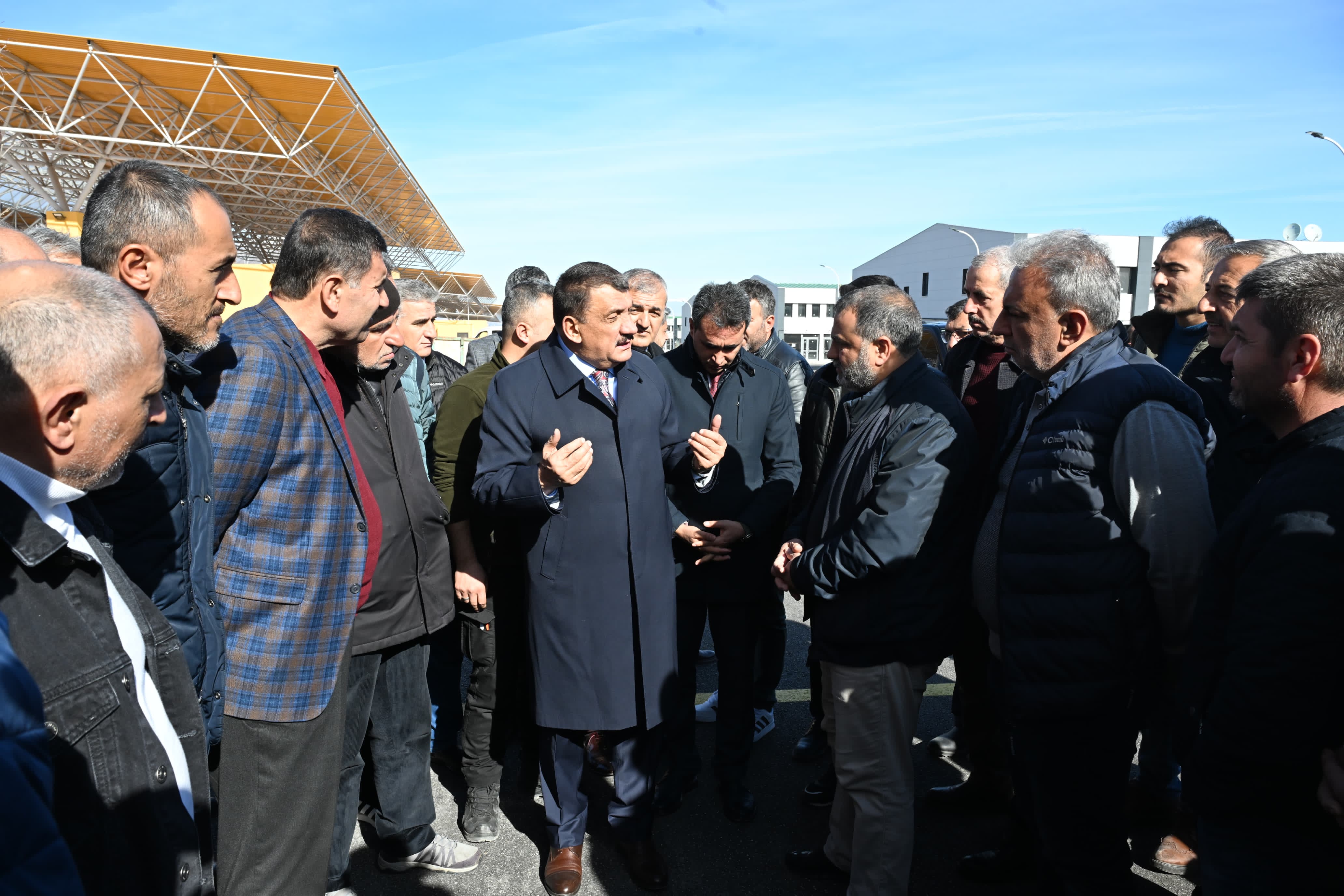 Başkan Gürkan, esnafla bir araya geldi