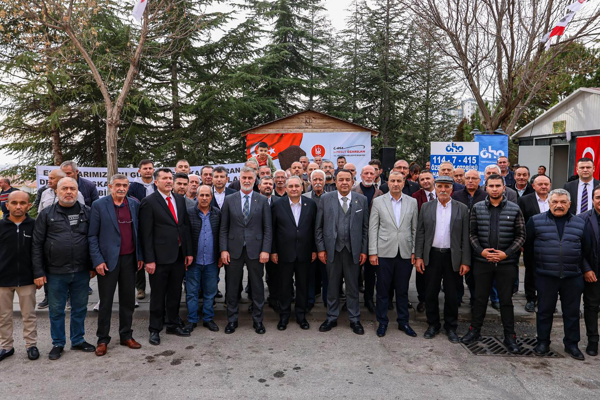 Başkan Özarslan’dan Özel Halk Otobüsü şoförlerine ziyaret