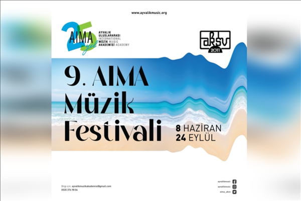 Ayvalık 9. AIMA Müzik Festivali 8 Haziran’da başlıyor