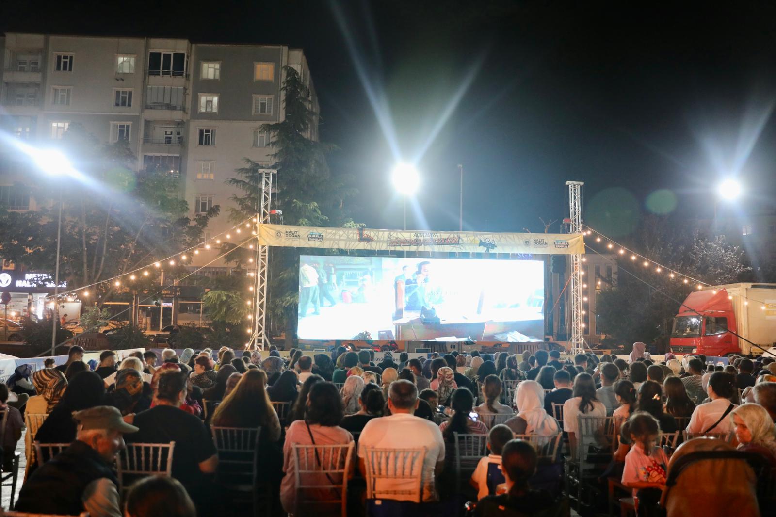 Samsun’da Açık Hava Sinema Geceleri 17 ilçeyi buluşturuyor<