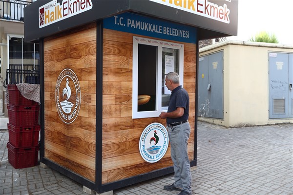 Pamukkale'de Halk Ekmek büfeleri 16 noktaya ulaştı