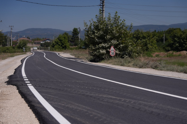 Düzce’de altyapısı tamamlanan yollar önceliklendiriliyor<