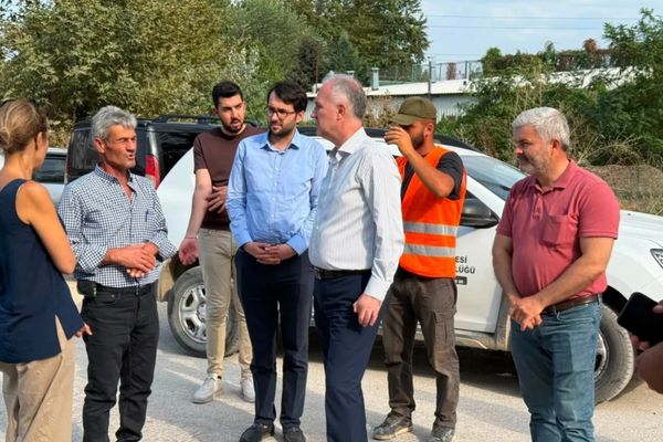 Başkan Taban, altyapı çalışmalarını sahada inceledi<