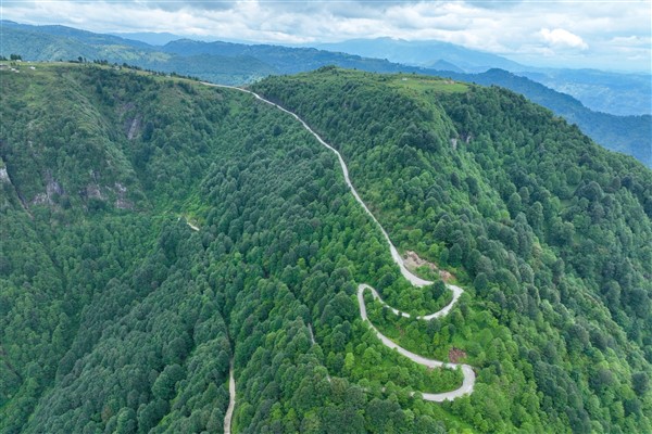 Trabzon Kaldırım Yaylası yolu betonlandı<