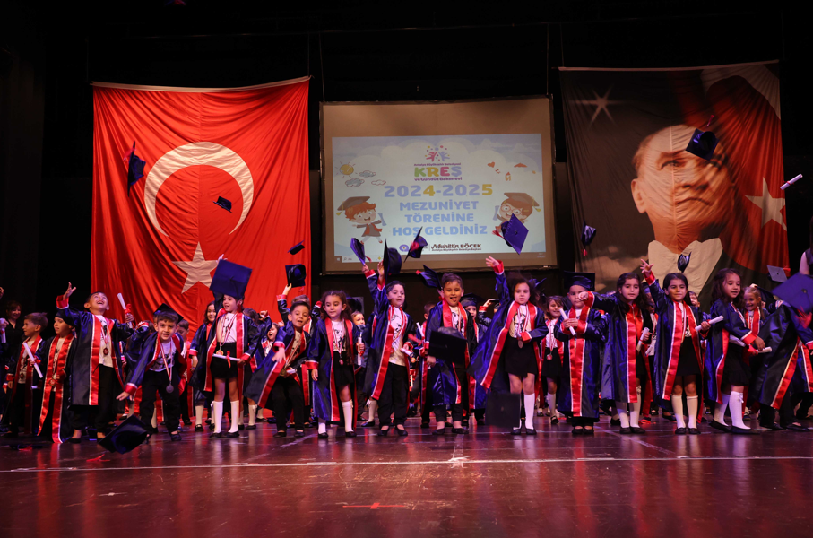 Antalya Büyükşehir Belediyesi kreş ve gündüz bakımevlerindeki çocuklar mezun oldu
