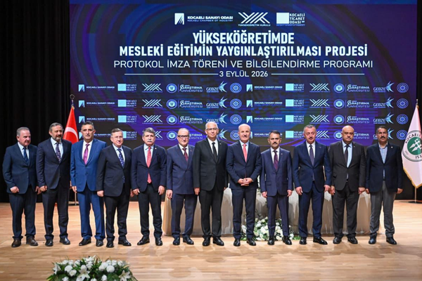 Kocaeli’de yükseköğretimde mesleki eğitim için iş birliği protokolü imzalandı<