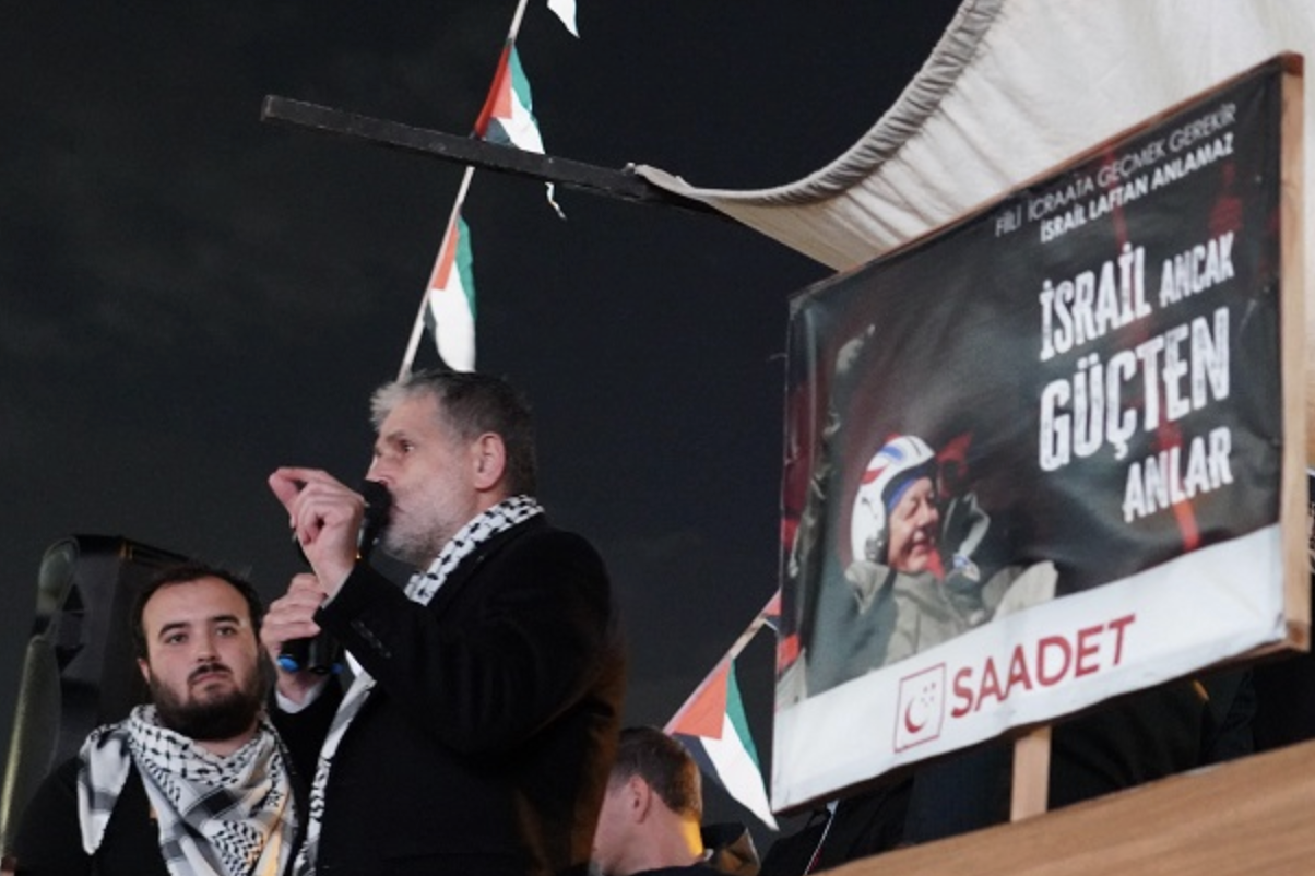 Saadet Partisi Bursa İl Başkanlığı, Özgürlük Filosu'na saldırıyı kınadı