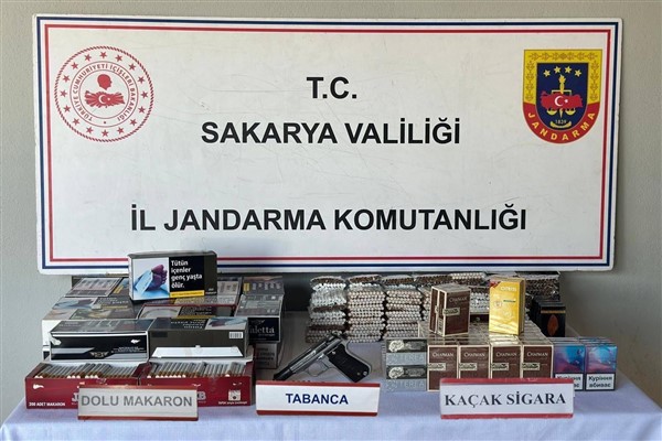 Sakarya'da 12 bin 350 adet makaron ele geçirildi