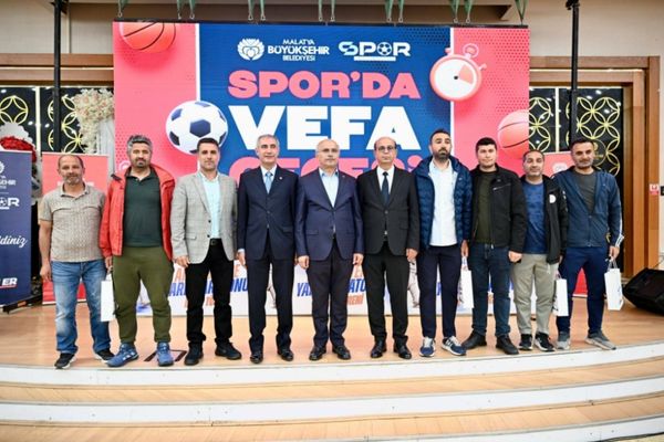 Malatya’da “Spor’da Vefa Gecesi” düzenlendi<
