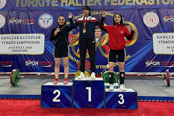 Düzceli sporcu Şahin halterde Türkiye 2.’si oldu<