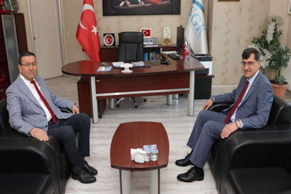 Başkan Kahveci, Sayar’ı ziyaret etti 
