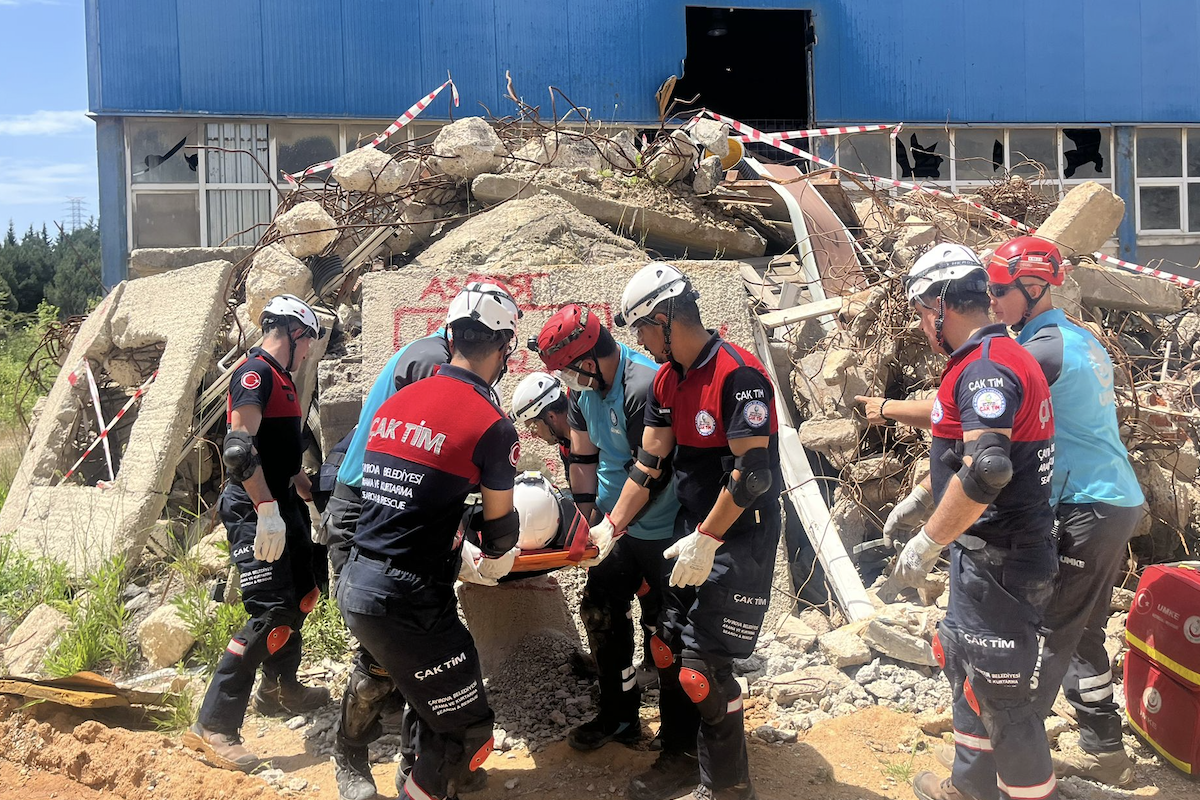 ÇAK-TİM’den deprem tatbikatı