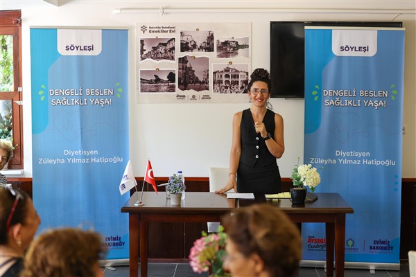 Bakırköy’de “Dengeli Beslen, Sağlıklı Yaşa” söyleşisi<