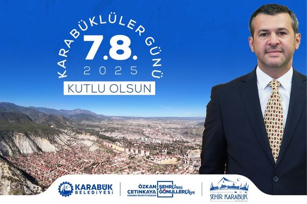 Çetinkaya’dan Karabüklüler Günü mesajı<